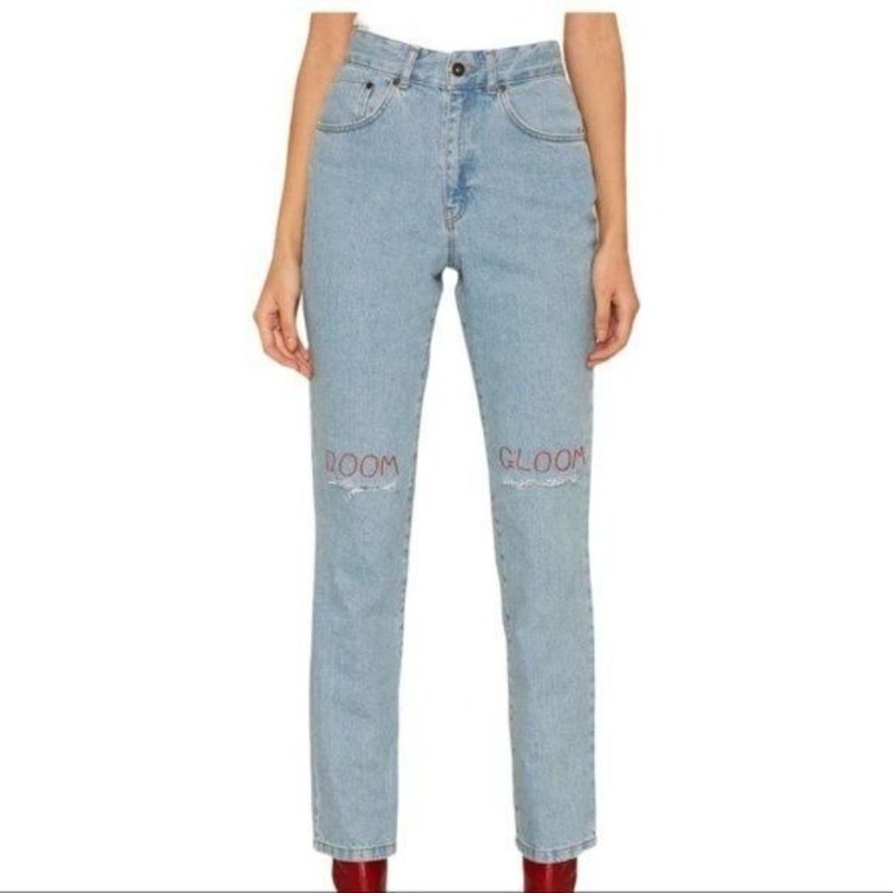 The Ragged Priest‎ Doom and Gloom Distressed High Rise Jeans Size 24
